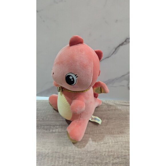 Adorable Pink Plush Dinosaur Toy 10" By Amuse Anime Doll Line - Picture 2 of 8